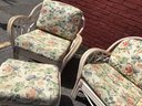 Floral Cushioned Patio Set