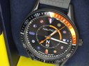 Beautiful Brand New NAUTICA Mens Watch - Nautical Flag Dial - Gray Silicone Strap - Great Watch - Never Worn