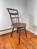 An Antique Hitchcock Style Ladder Back Side Chair