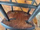 An Antique Hitchcock Style Ladder Back Side Chair