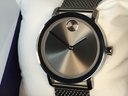 Fantastic Brand New Mens MOVADO Watch - $695 Retail - Brand New Never Worn - Original Box And Booklet