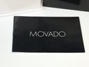 Fantastic Brand New Mens MOVADO Watch - $695 Retail - Brand New Never Worn - Original Box And Booklet