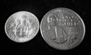 2 U.S. Coins: 1955 S Roosevelt Silver Dime, 2022 P Washington Quarter