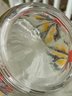 1940's Rare Potted Palms Unmarked Anchor Hocking Ice Lip Glass Pitcher No Paint Loss 9' H ( READ DESCRIPTION)