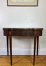 Victorian Inlaid Marquetry Mahogany Gate Leg Game Table