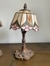 A Pairing Of Tiffany Style Accent Lamps