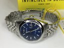 Handsome $595 Brand New INVICTA Mens Blue Dial - Very Good Looking Watch - Box / Booklets  New !