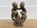 Carved Stone Family Of 5