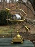 Fantastic Decorative Brass Armillary - Brass And Nickle Finish - 18' Tall - Great Piece - Nice Home Decor