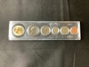 1987 Canadian Proof Set Of 6 Coins In Plastic Holder