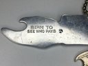 Awesome Collection Of Antique Bottle Openers 1920s / 1930s - Automotive - Beer - Dubble Bubble !