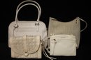 Great Vintage Leather Bag Lot Including DKNY, COLE HAAN, BLACK SAKS 5TH AVENUE, & TIGNANELLO