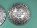 Two Ounces .999 Silver - Not Monetary Coins - They Are Medallions Made Of Silver .999 - Very Nice Pieces !
