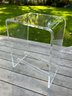 Pair Of High Quality Lucite Stools