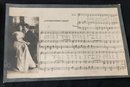Lot Of 4 Vintage Foreign Language Postcards With Photos And Musical Arrangements: 1 Used, 3 Unused
