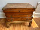 Early 20th Century English Oak Campaign Chest