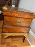 Early 20th Century English Oak Campaign Chest