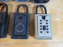Realtor's Lot Of Blue Tooth & Key Code Operated Lock Boxes - Nice Lot!
