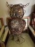 Twisted Wire Owl Lamp