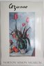 Vintage Cezanne 'Tulips In A Vase'  Framed Poster Froom Norton Simon Museum 1980