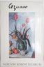 Vintage Cezanne 'Tulips In A Vase'  Framed Poster Froom Norton Simon Museum 1980