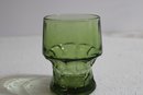 Green And Blue Vintage Drinking Glasses