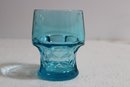 Green And Blue Vintage Drinking Glasses