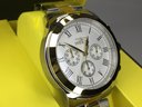 Beautiful $595 INVICTA Specialty Collection Chronograph Watch With Box / Booklet - White Roman Dial - Nice !