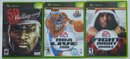 Xbox Games 50 Cent Bulletproof, NBA Live 2005, Fight Night Round 2