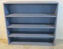 Three Shelf Distressed Blue Paint Bookcase - 4 Footer!