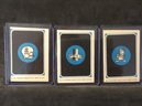 (11) 1969 Topps Football Mini Albums With Mini Cards Inside