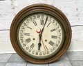 A Vintage Oak Clock