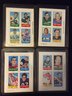 (19) 1969 Topps  4 In 1 Football With HOFers John Unitas - Gayle Saters - Len Dawson & More