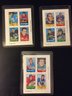 (19) 1969 Topps  4 In 1 Football With HOFers John Unitas - Gayle Saters - Len Dawson & More