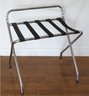 Metal Chromed High Back Foldable Luggage Rack - 1 Of 5 Available