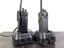 Pair - Motorola HT1000 On Base Chargers - Both Power On