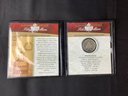 Combo Package Canadian 1975 Parliament Silver Dollar & Racketeer Nickel First Commemorative Mint Set