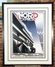 Large 36'x45' Nord Express Framed Art Deco Poster Print