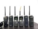 Group Of (6) Radio Shack Handheld Scanners - All Power On