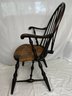 Fine Antique Windsor Armchair With Rush Seat