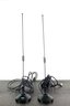 Pair Of Cellular Style Magnet Mount CB Antennaes