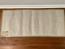Grey Chenille Tapestry Runner With Woven Backing