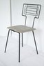 Iconic Minimalist Vintage Mid Century Modern Iron Chair