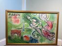Marc Chagall,  Romeo And Juliette 'L'Opera' Framed Lithograph