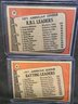 (2) 1972 Topps AL RBI & Batting Leaders Cards