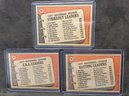 (3) 1972 Topps NL ERA, Strikeout & Batting Leaders Cards