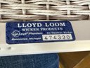 Vintage Lloyd Loom Wicker Coffee Table & Side Tables