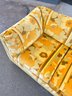 Mid Century Floral Geometric Upholstered Mason-Art Sofa
