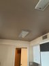 3 Sets Of Rectangular Ceiling Lights - With 3  Square White Glass Shades - Kitchen