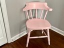 Petite Pink Captain's Chair